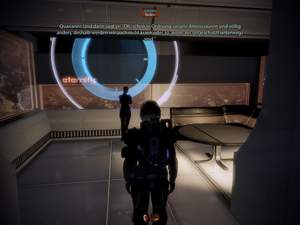 Mass Effect 2 : Lanteia steht im kleinen Separee in der Eternity-Bar.