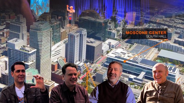 Jörg spoke to numerous industry experts for the GDC documentary. From left: Roland Austinat, Louis Castle, Warren Spector, Chris Crawford.